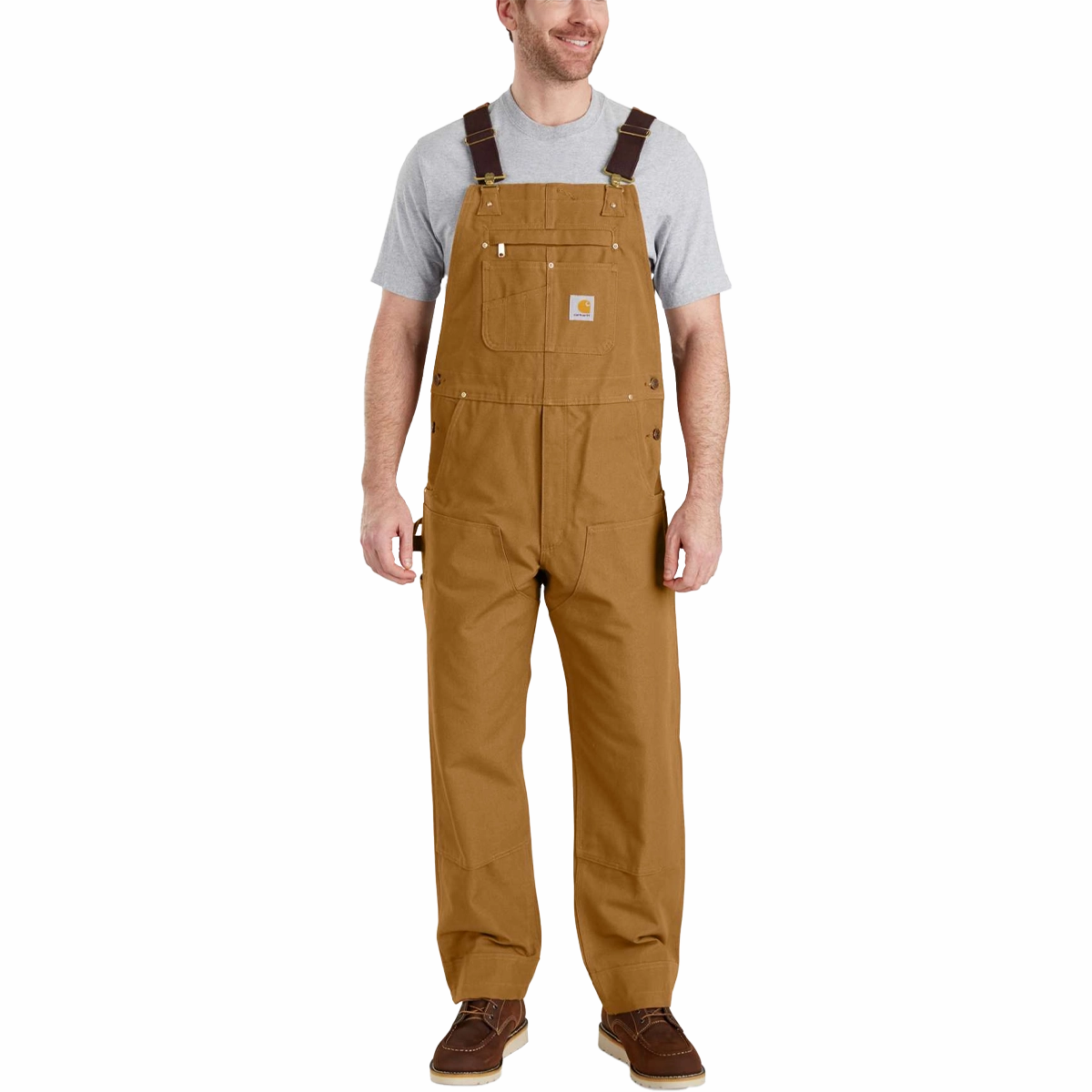 Moisture Lock Technology Men's Relaxed Fit Duck Bib 32" Overall