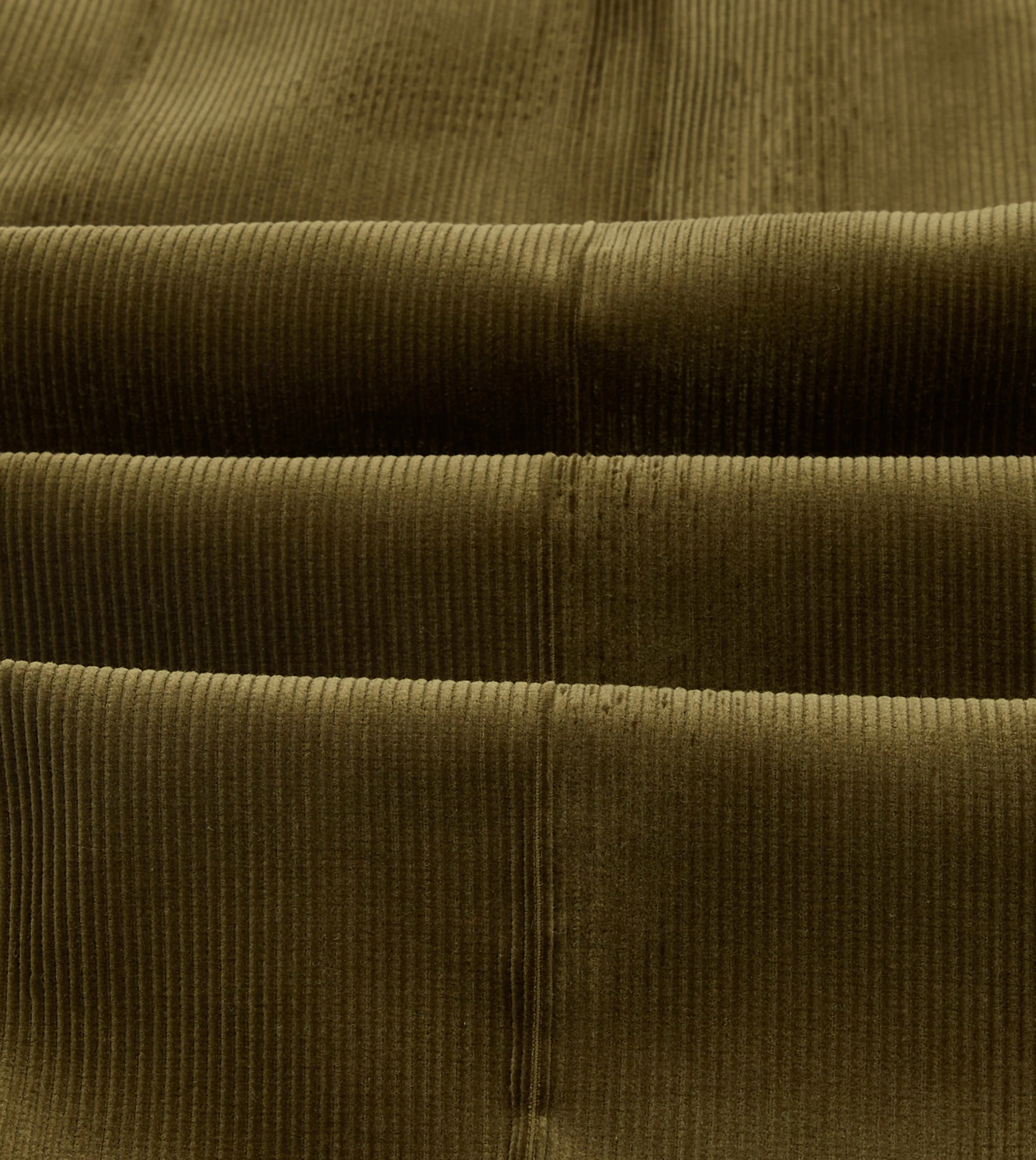 All Purpose Fit Olive Mid-Wale Corduroy Single Pleat Trouser
