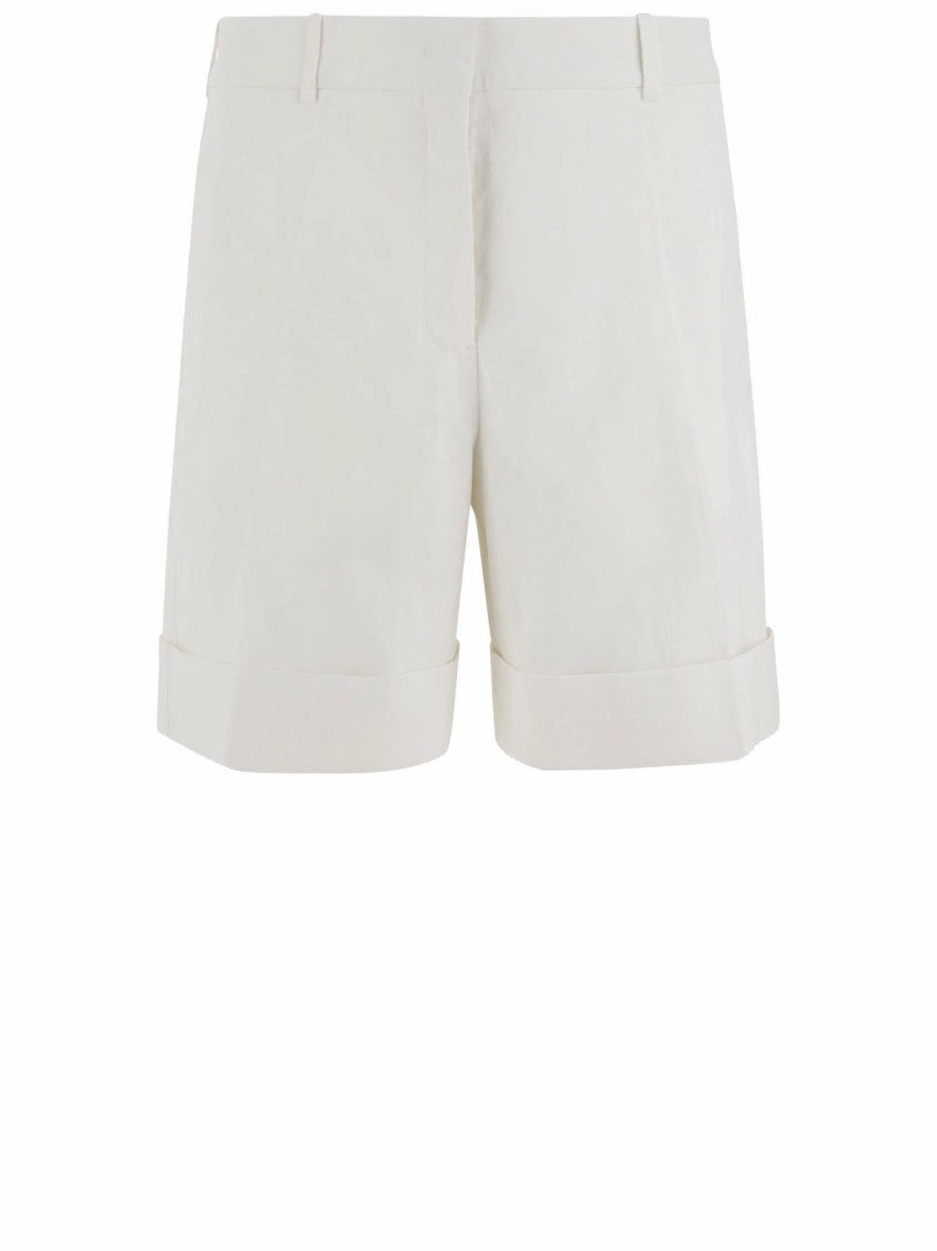 Tailored White Linen Pants Simple Mood hat