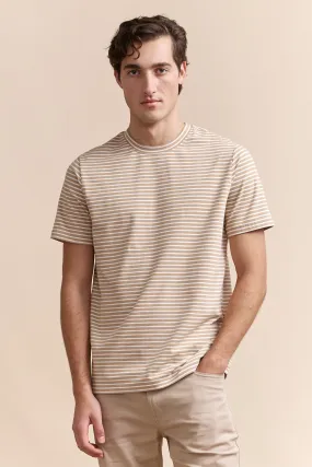 polo neck High Density Cotton Striped essential T-shirt