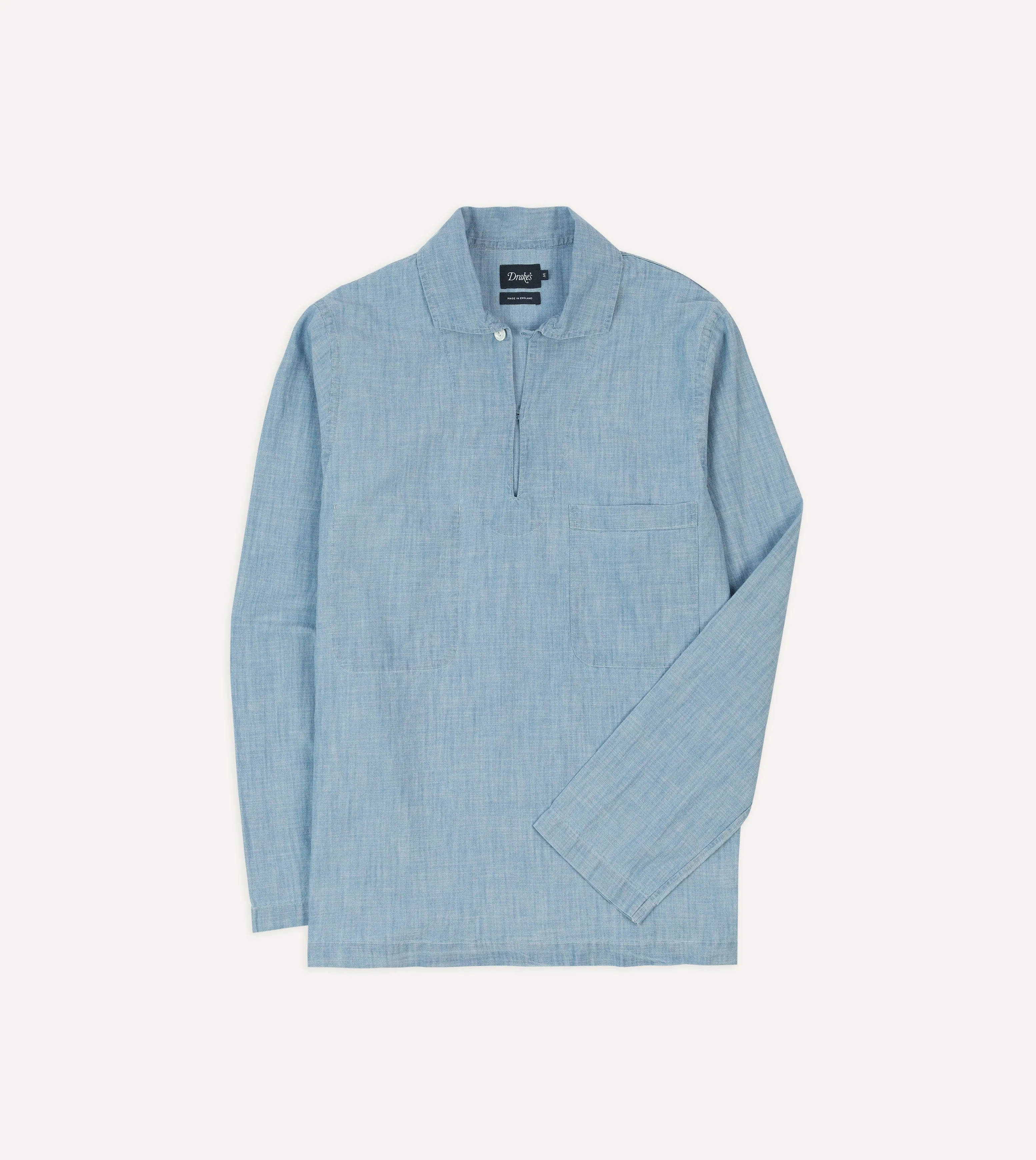 Blue Chambray Smock Chic Look