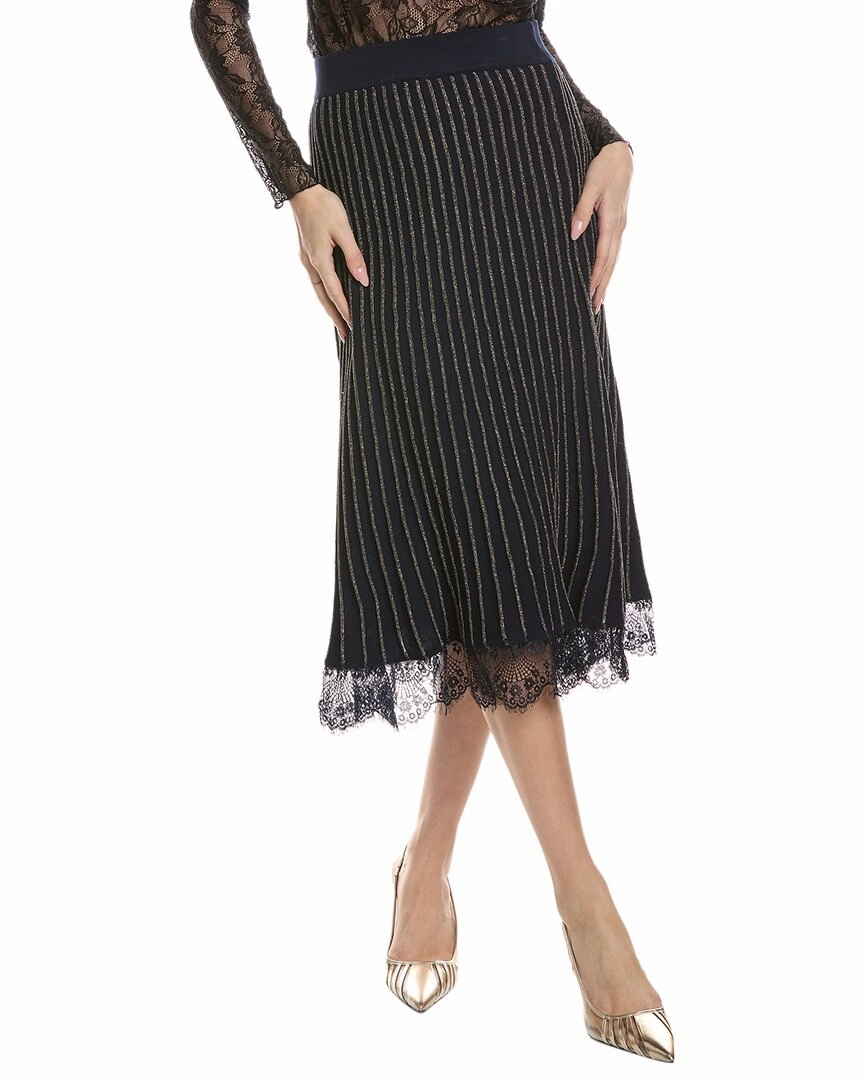Nanette Nanette Lepore Plaited Skirt Neutrals Only Full Circle