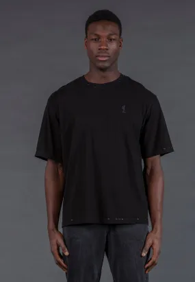 STUDDED T-SHIRT BLACK hypoallergenic Active Layering