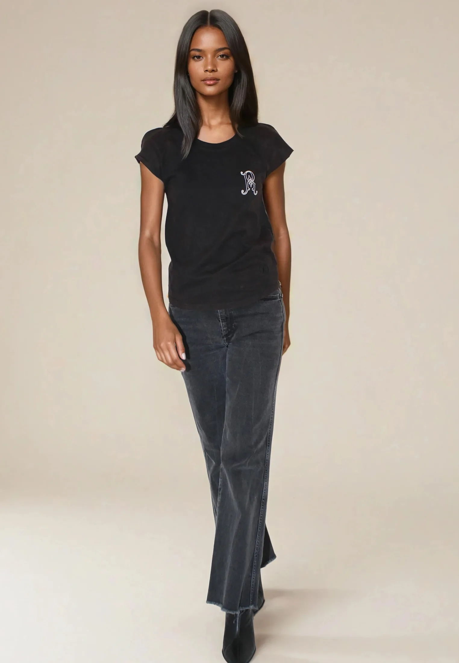 Essential Layer SPLIT SHOULDER T-SHIRT CHOCOLATE RUST