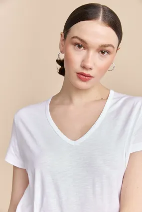 Basic V neck T-shirt casual top Seasonal Staple