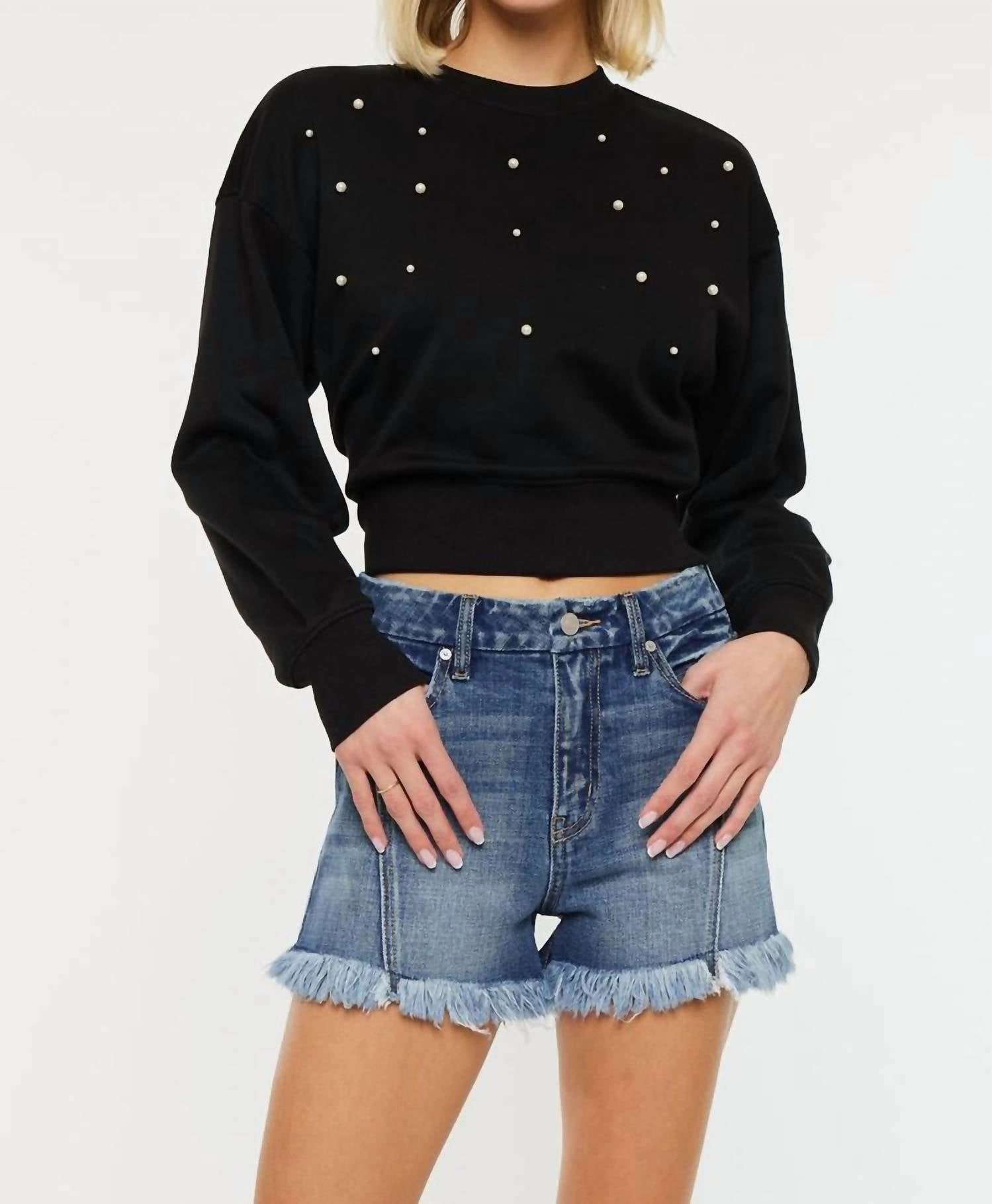 Drift Away Denim Short stain - resistant