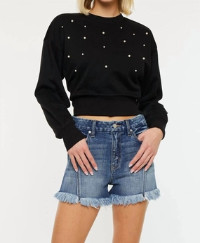 Drift Away Denim Short stain - resistant