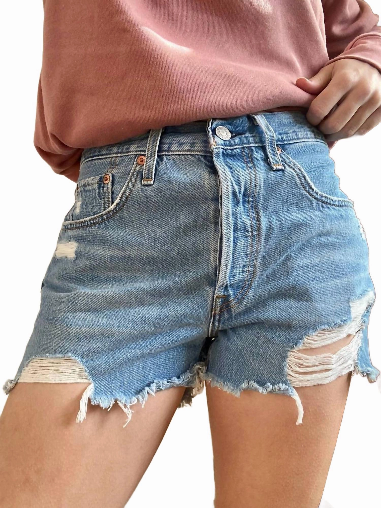 Original Short Sansome Straggler In Medium Wash QuickDryTechnology Punk style