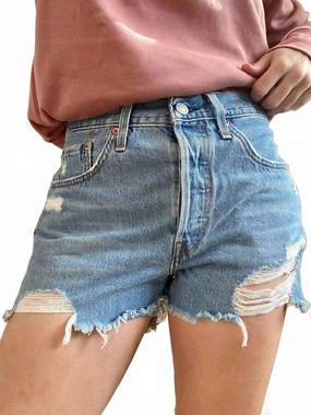 Original Short Sansome Straggler In Medium Wash QuickDryTechnology Punk style
