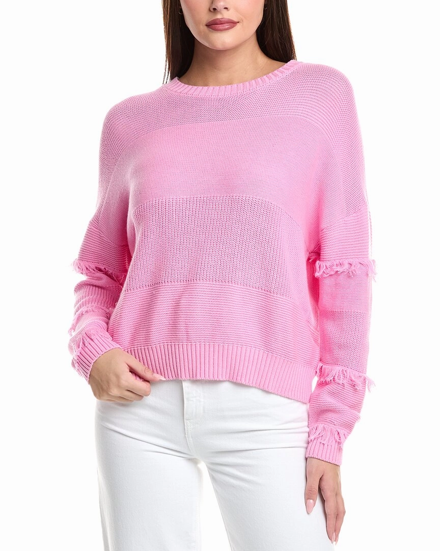 WISPR Boho Fringe Victory Silk-Blend Sweater Knit Perfection Modern Turtleneck Style