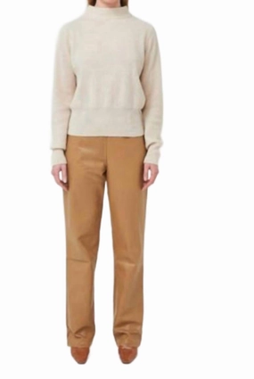 Sophia Fringe Sweater In Antique White Layering Essential