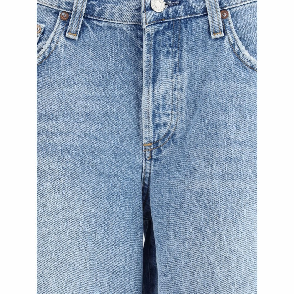Agolde Baggy blue Women's Shorts All Season