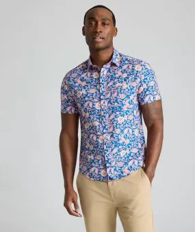 Summerweight Short-Sleeve Quarry Shirt Layered Sleeve Cuffs