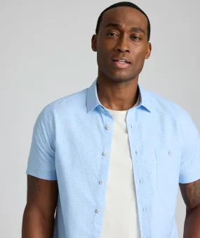Summerweight Short-Sleeve Quinn Shirt Snag Free Surface Sophisticated Look