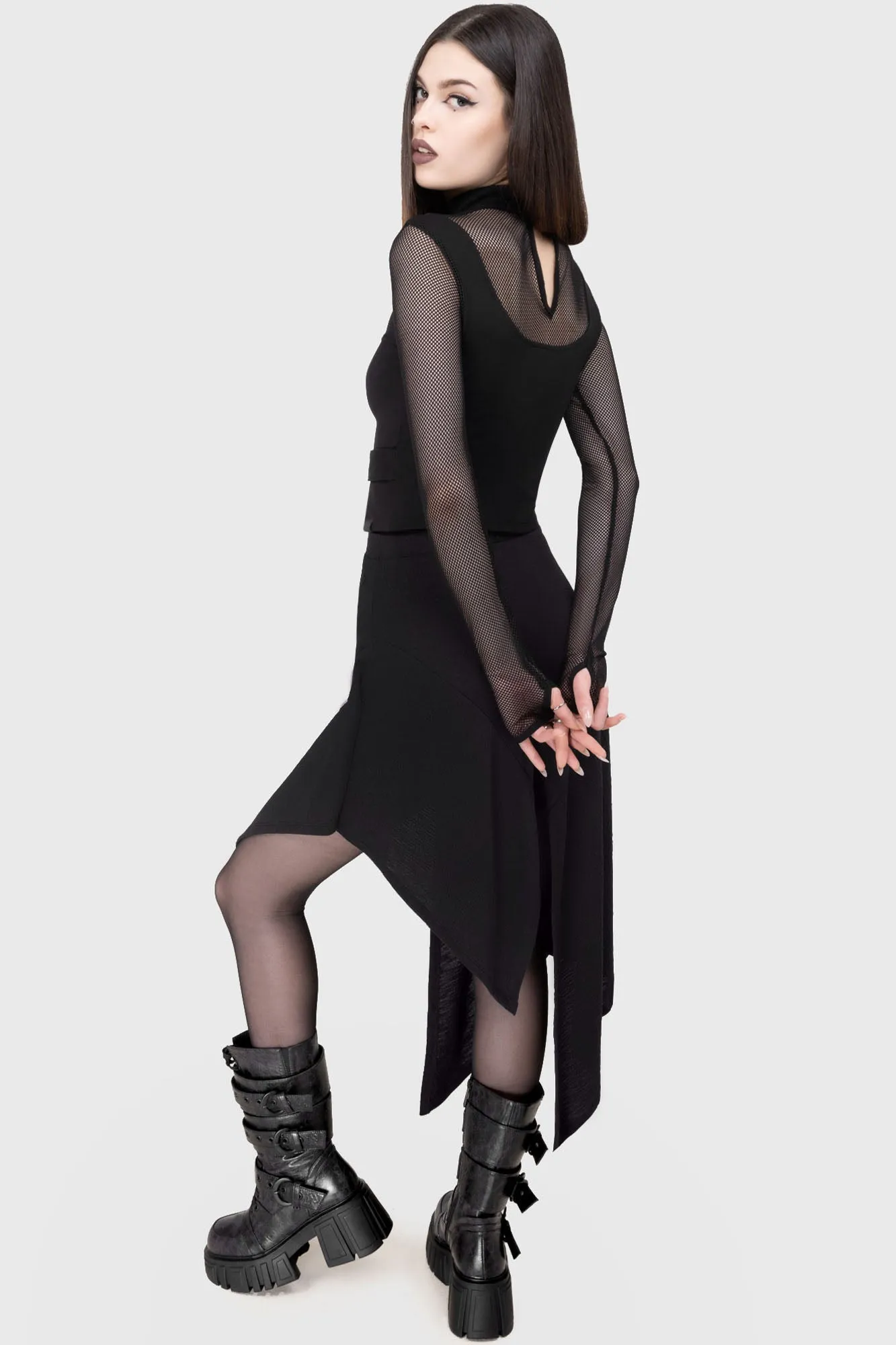 Evening Outing Crimsolite Skirt