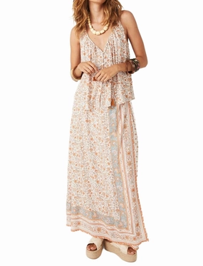 Sunshine Bandit Wrap Skirt In Desert Sage Fast fashion Breezy Outfit