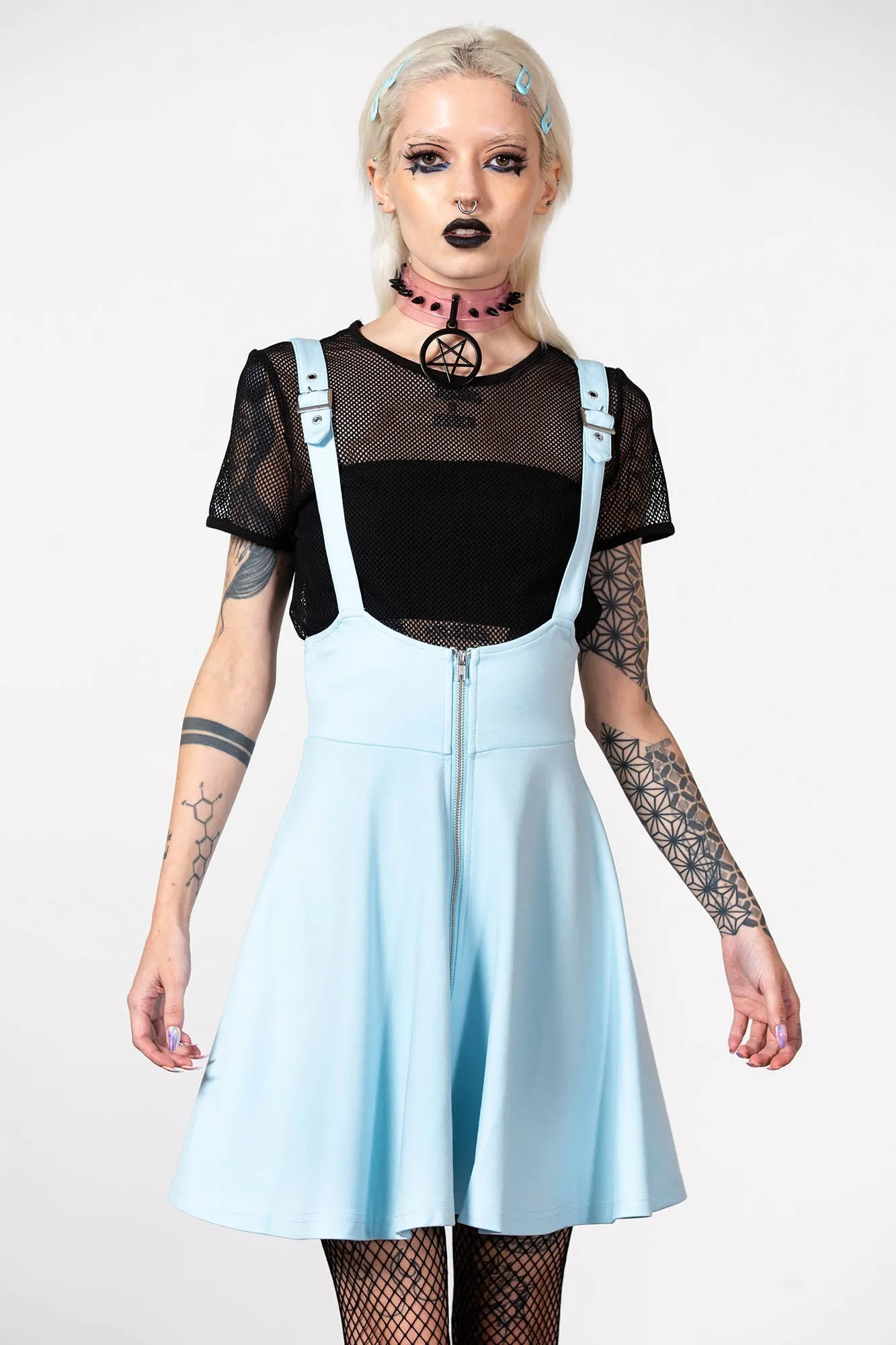 Suspend Me Statement Skirt [PASTEL BLUE] personalized option Crisp Edge