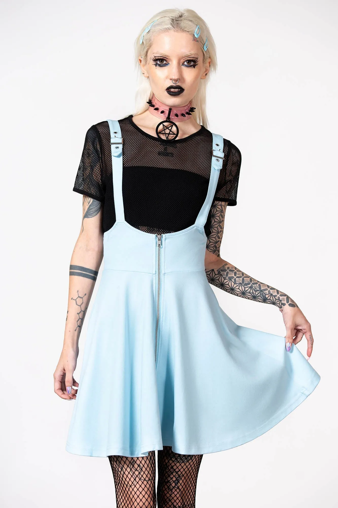 Suspend Me Statement Skirt [PASTEL BLUE] birthday party Organic Cotton