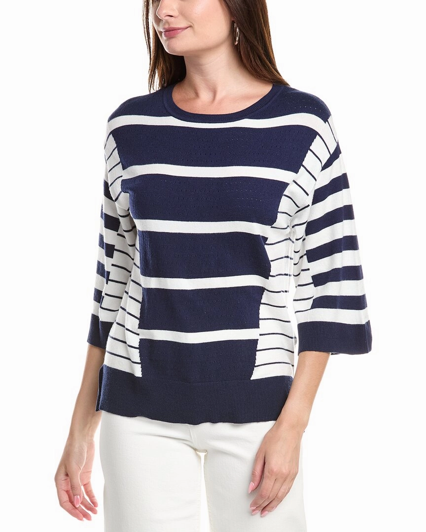 T Tahari Wide Sleeve Sweater Recycled Material Blend