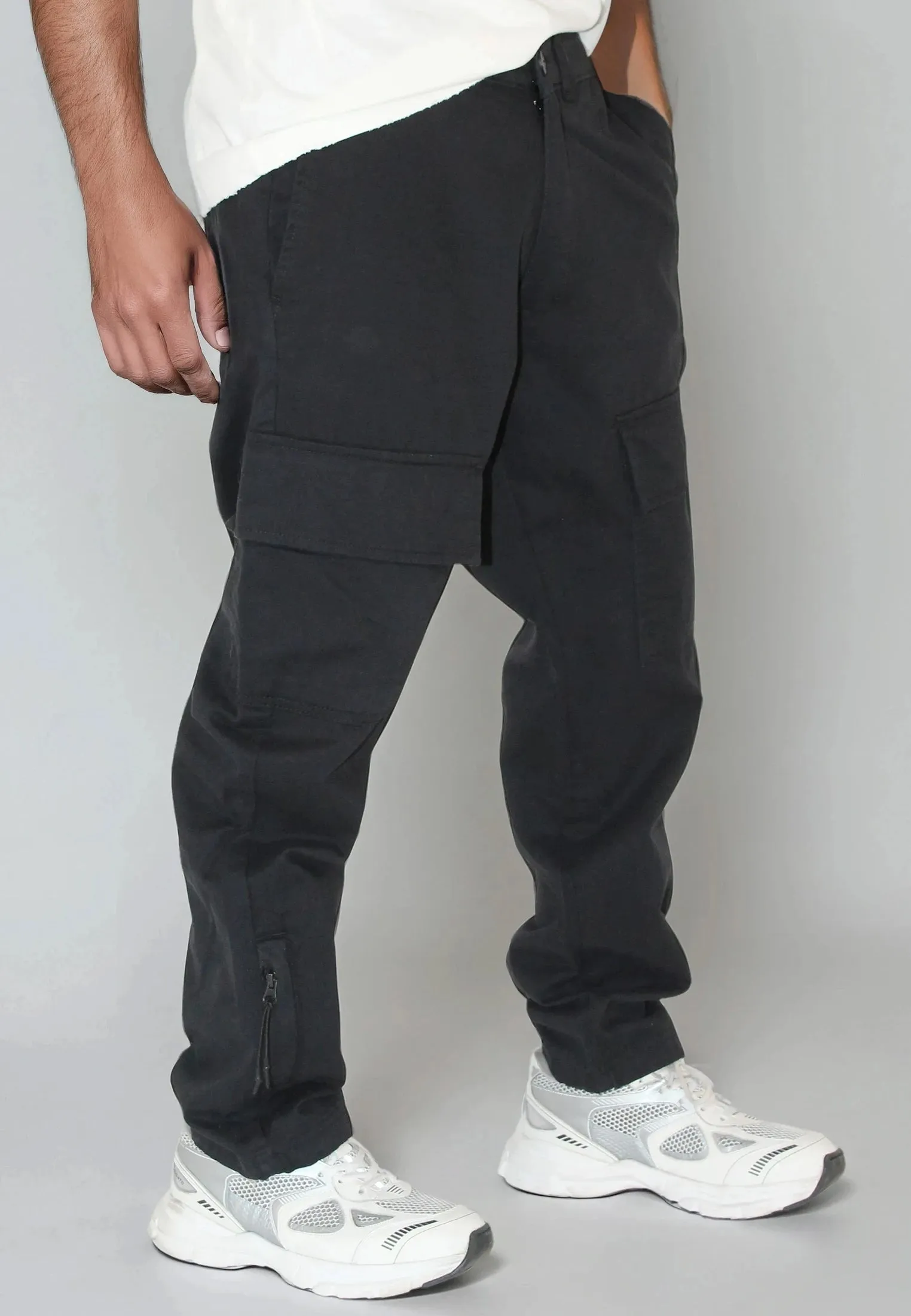 TACKLE PANTS BLACK Modular Attachment Outdoor Style