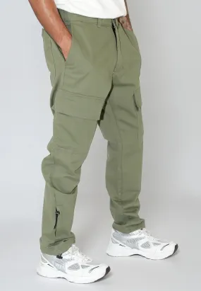 TACKLE PANTS KHAKI Laser Cut Perforations NonRestrictiveCut