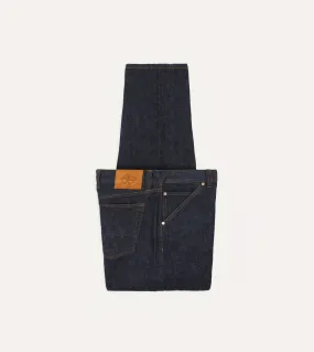 Soft Material City Wear Indigo Rinse 14.2oz Japanese Selvedge Denim Five-Pocket Jeans