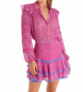 Haden Mini Skirt In Floral Chic Appeal
