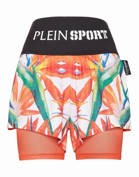 Multi Pocket Functionality Double-layered jogging shorts
