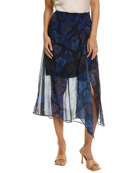 Ted Baker Lexy Midi Skirt Pull On Style Ombre effect