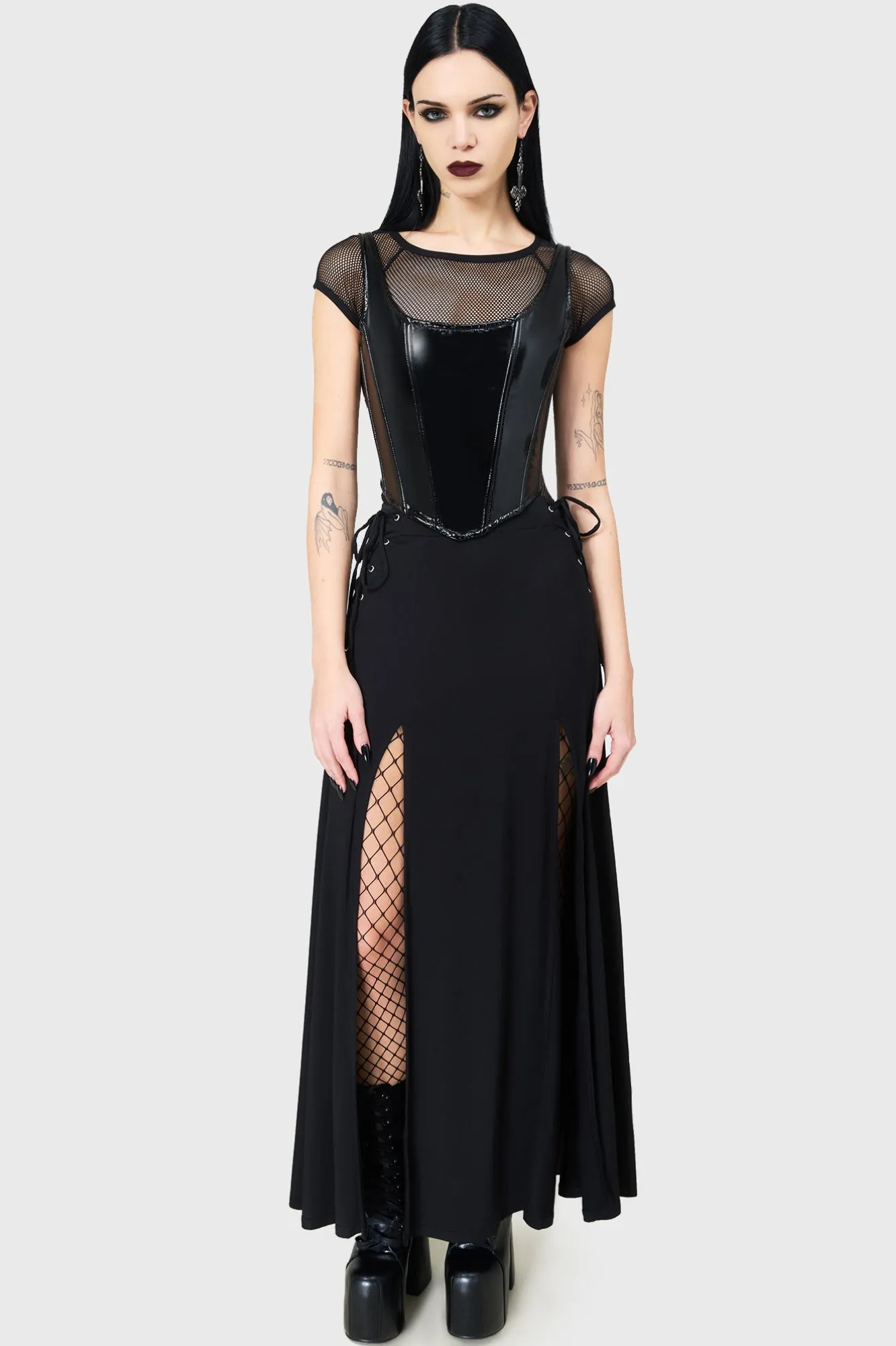 Asymmetrical hem Smooth Seam Transition Stillness Corset Top
