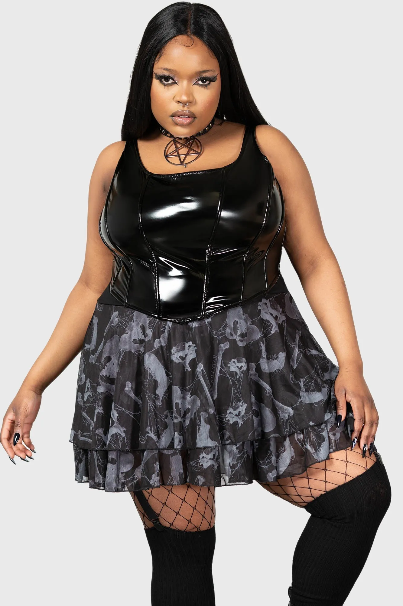Stillness Corset Top Odor Resistant Snag Resistant Fabric