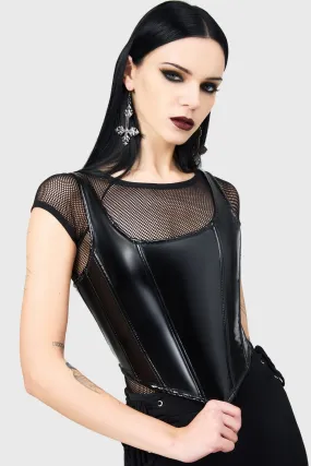 Ribbed Hem AntiSlipGrip Stillness Corset Top