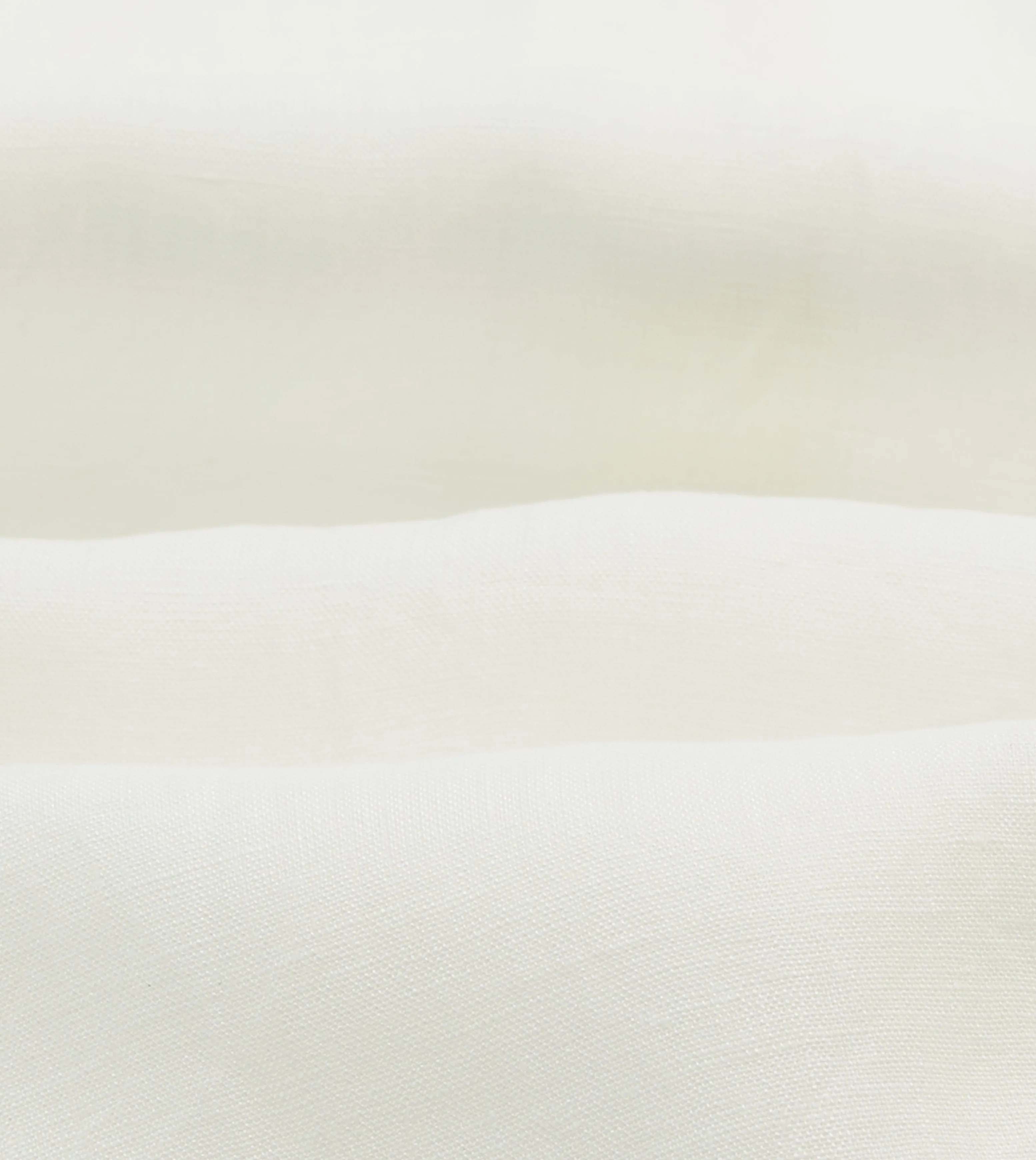 Weekend Style Ecru Linen Long Point Collar Shirt