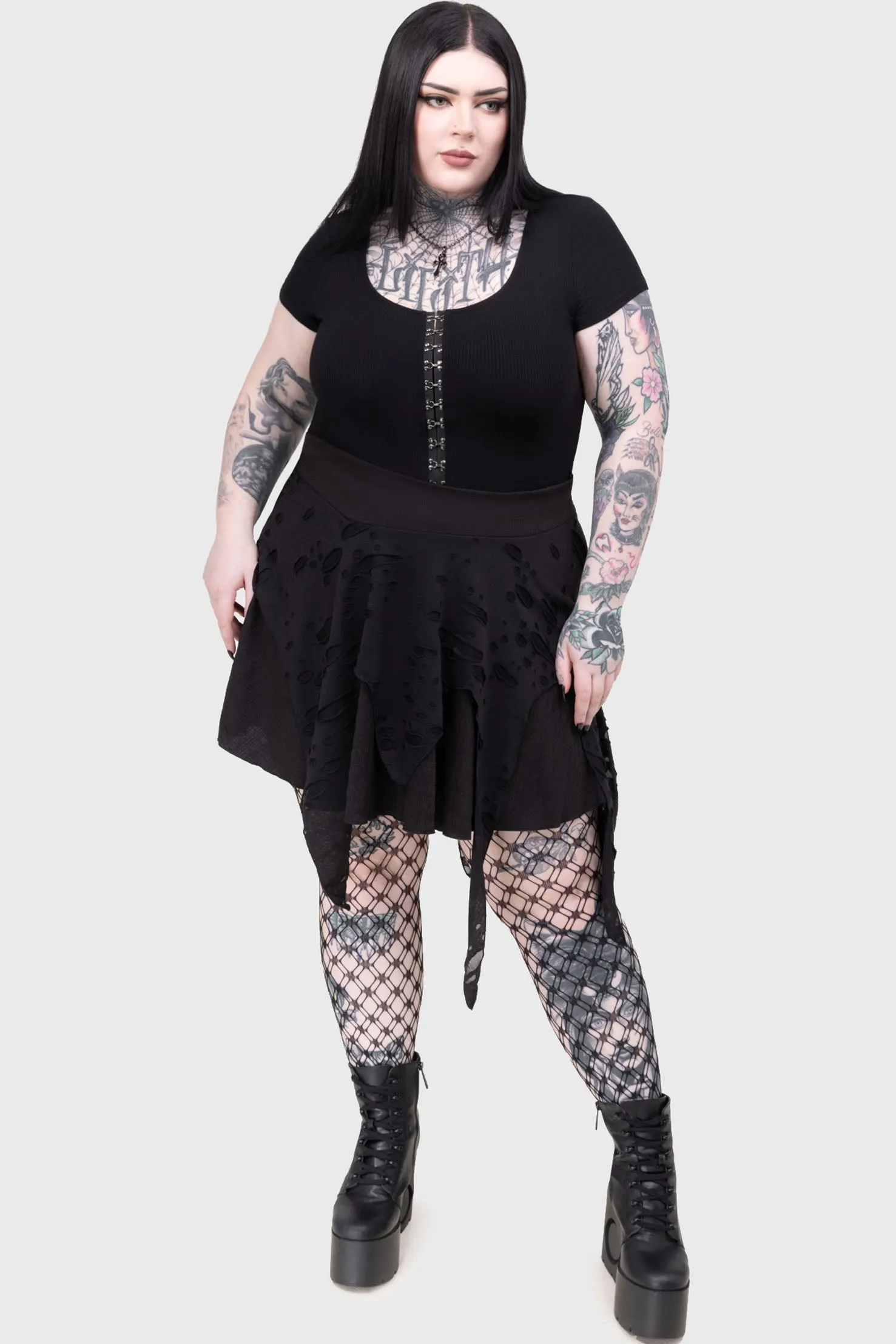 Hollow Grove Skirt Unisex style Matte Finish