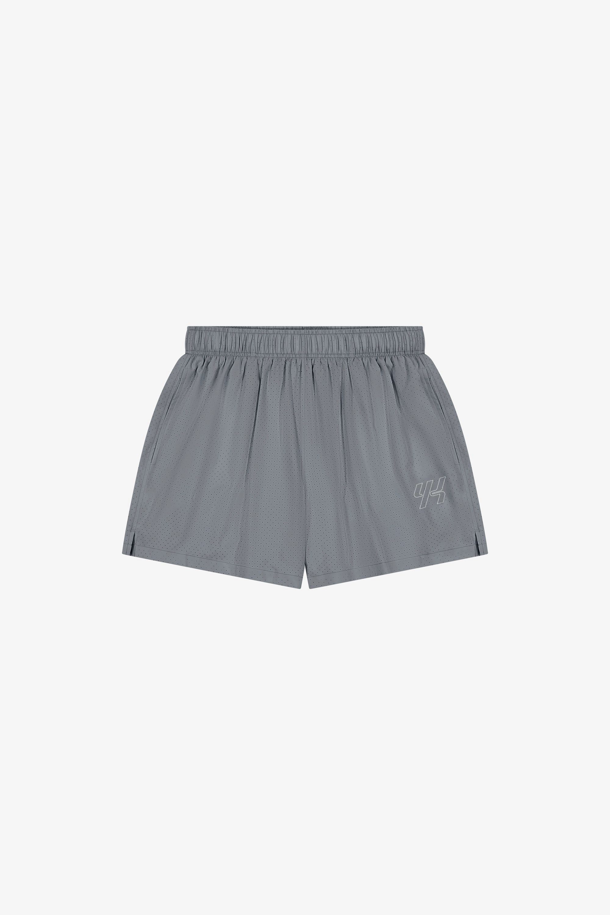 YK Move Motion Running Shorts | Grey Secure Pocket Zippers