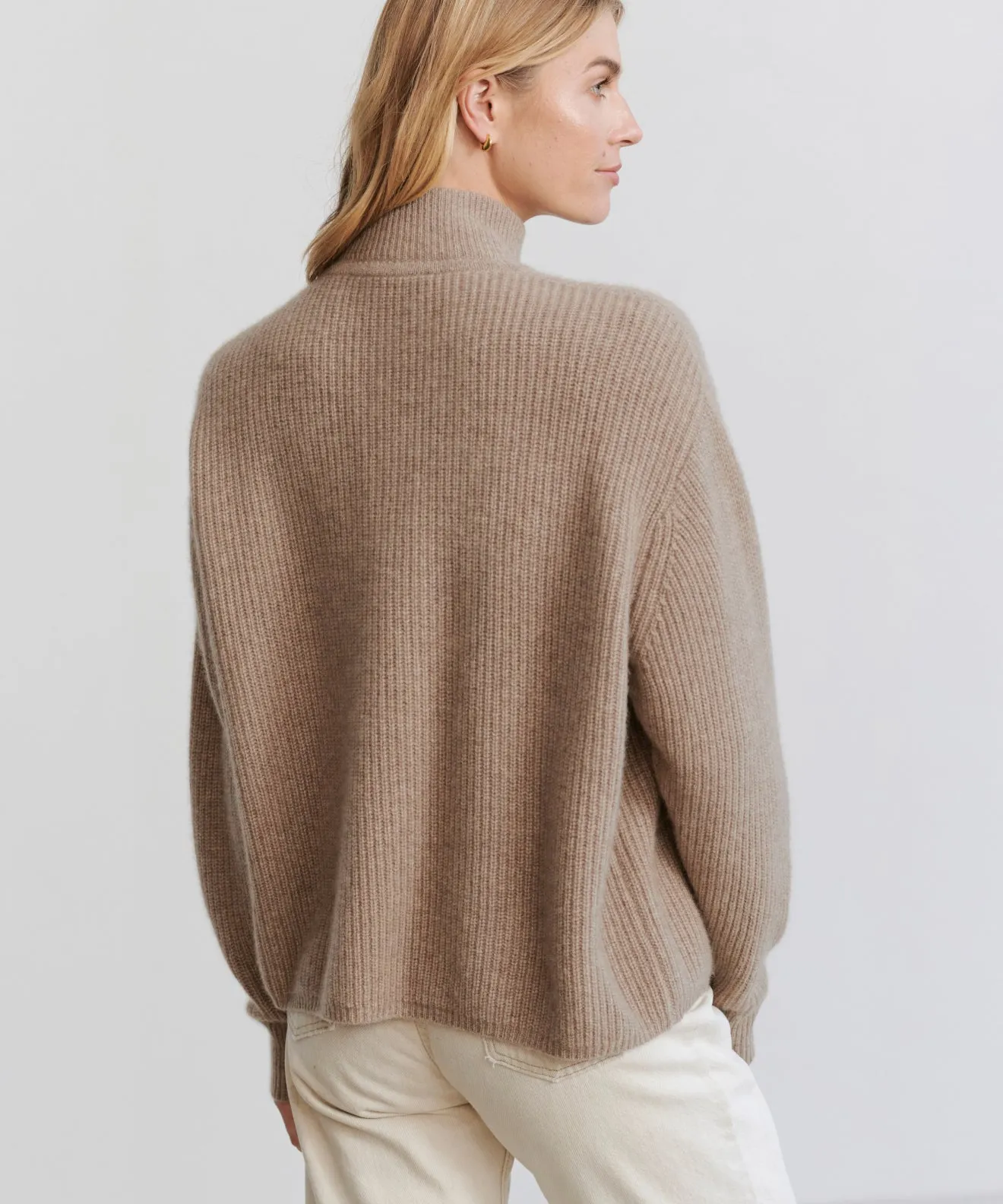 Colorfast Clothing UVProtection Layer Cashmere Half Zip