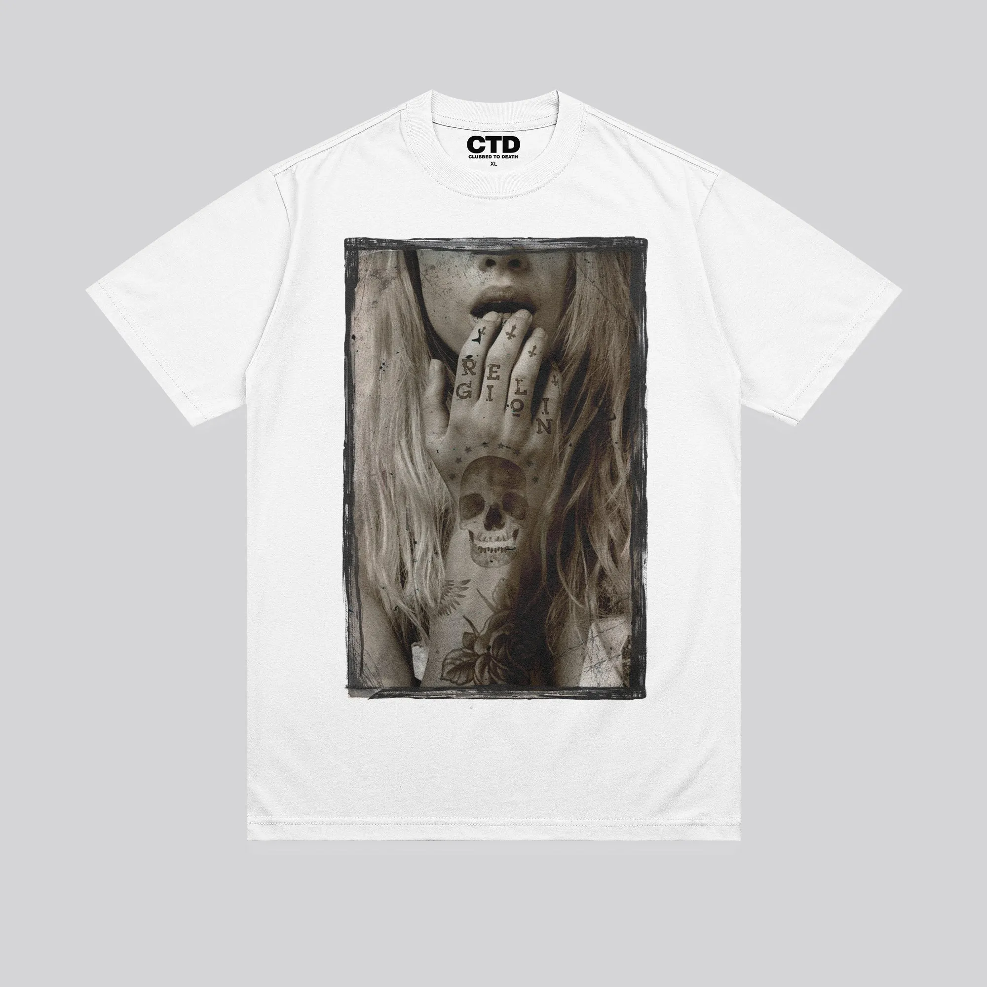 Ethically Sourced Materials TEMPTED T-SHIRT WHITE