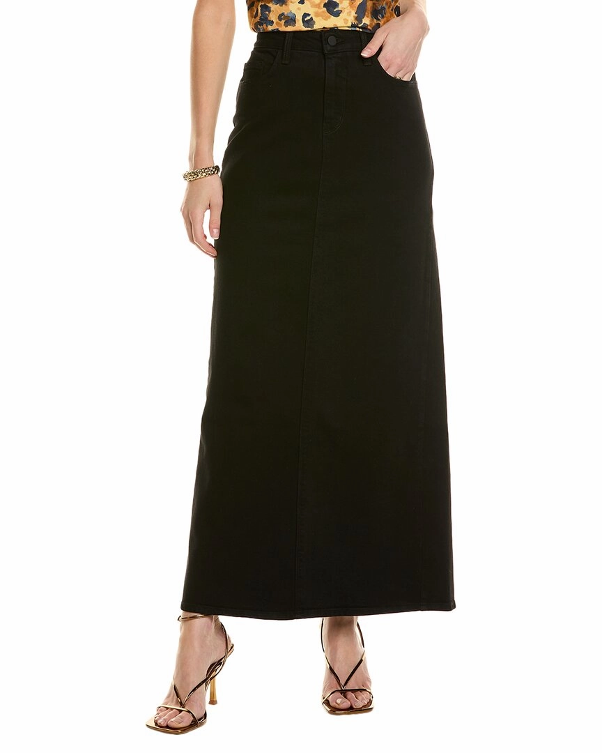 Easy Style Double Stitched L'AGENCE Miriam Denim Maxi Skirt