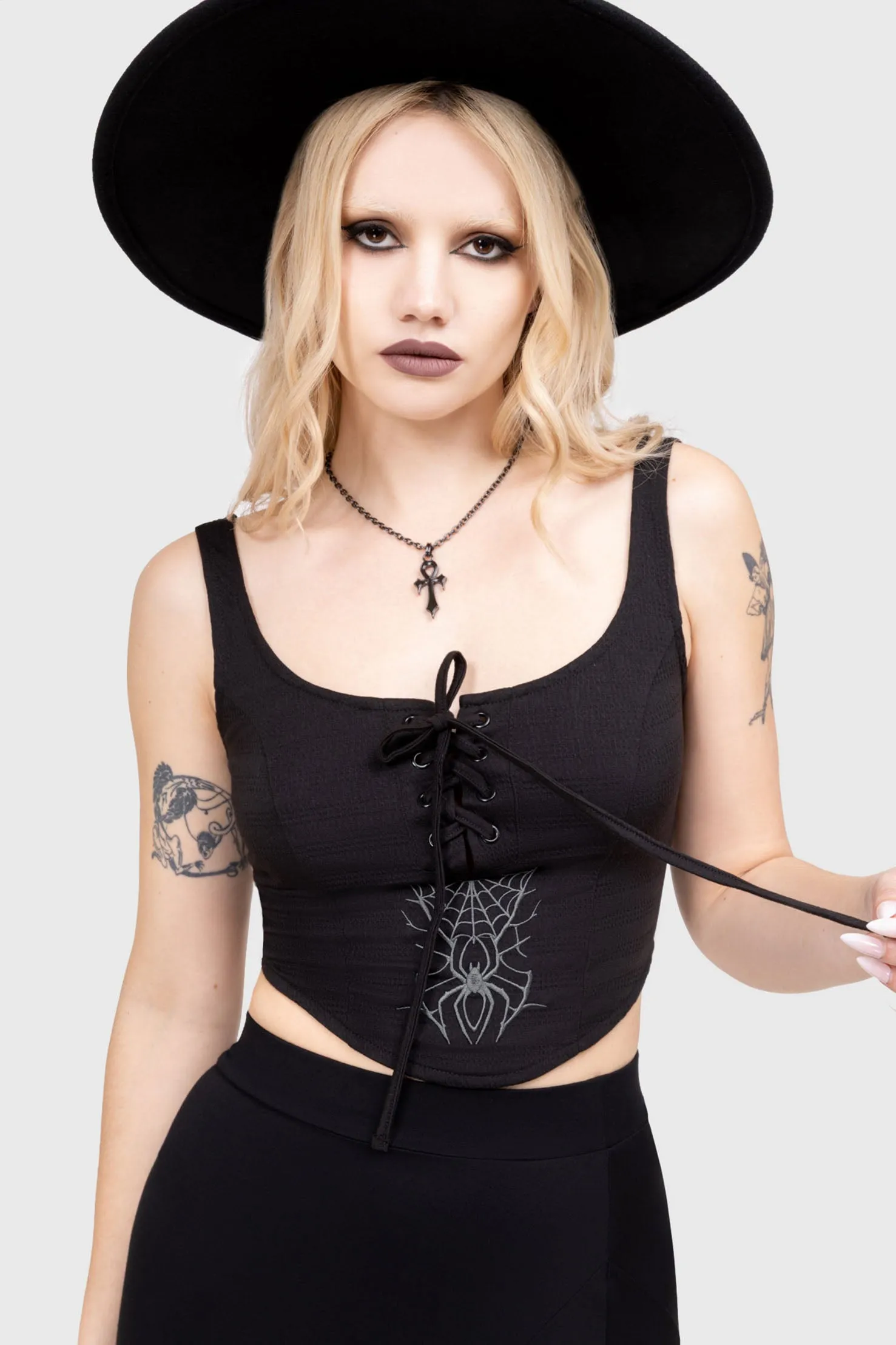 Luxurious Feel Outdoor Wear Grimwatch Corset Top