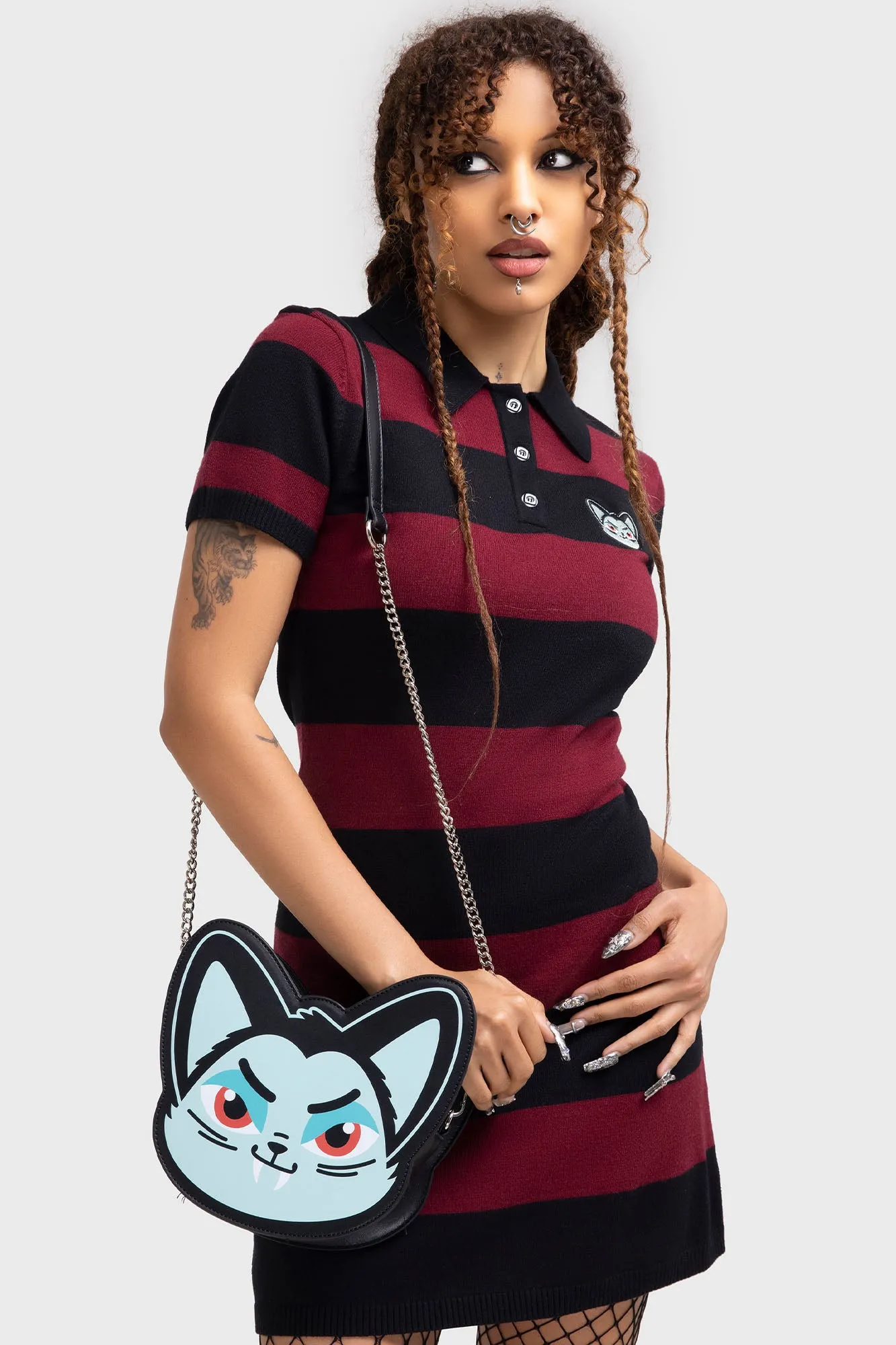 Chic Energy The Vampurr Collar Dress
