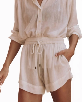 surfing attire The Delta Short In White