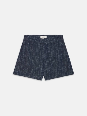 The Tweed Short In Indigo Sports Wear Eco-friendly