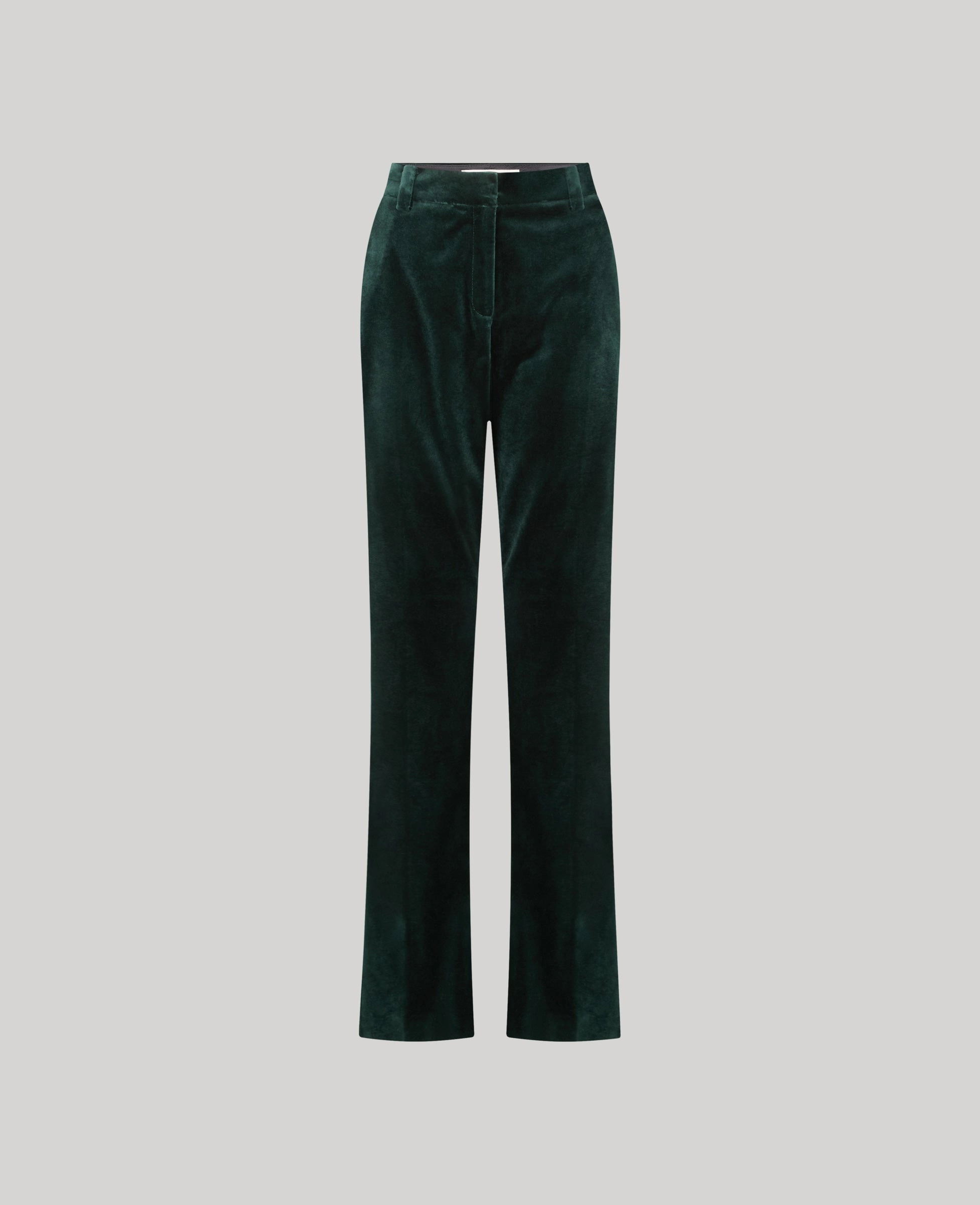 Mayfair Velvet Trousers Sporty Layer Slim Fit Design