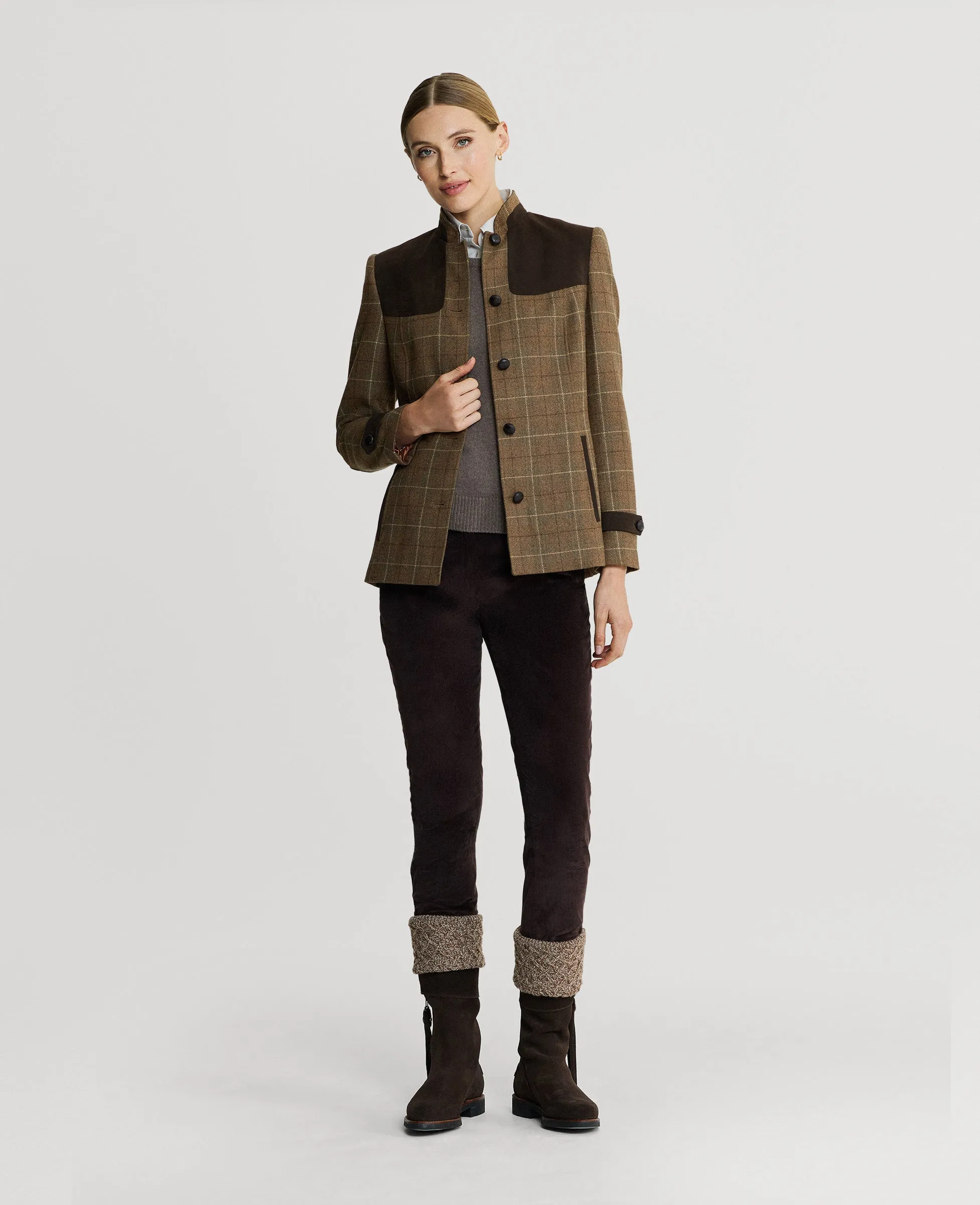 Cold Resist Double Stitch Seams Balmoral Tweed Country Jacket