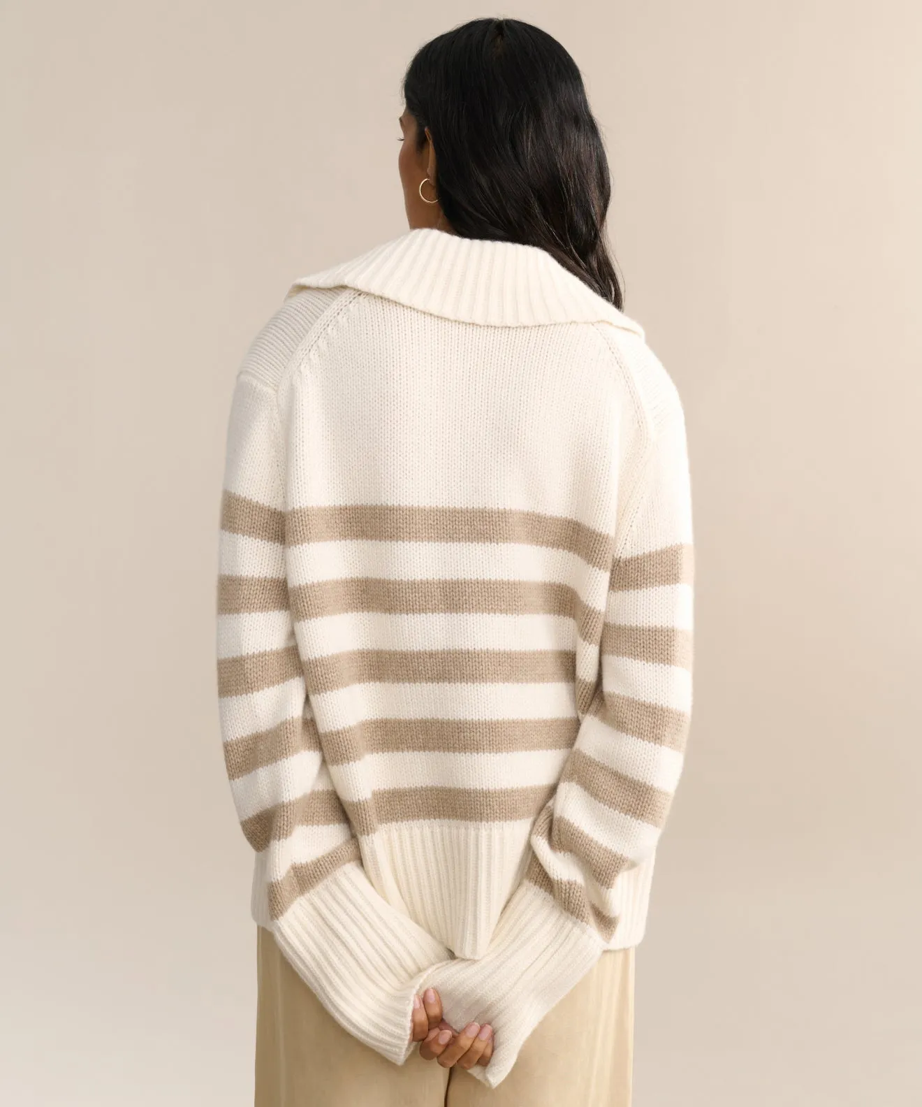 Cashmere Phoebe Polo Subtle Details