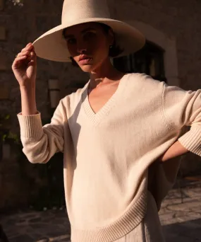 Simone V-Neck Timeless Basic MachineWashable Structure