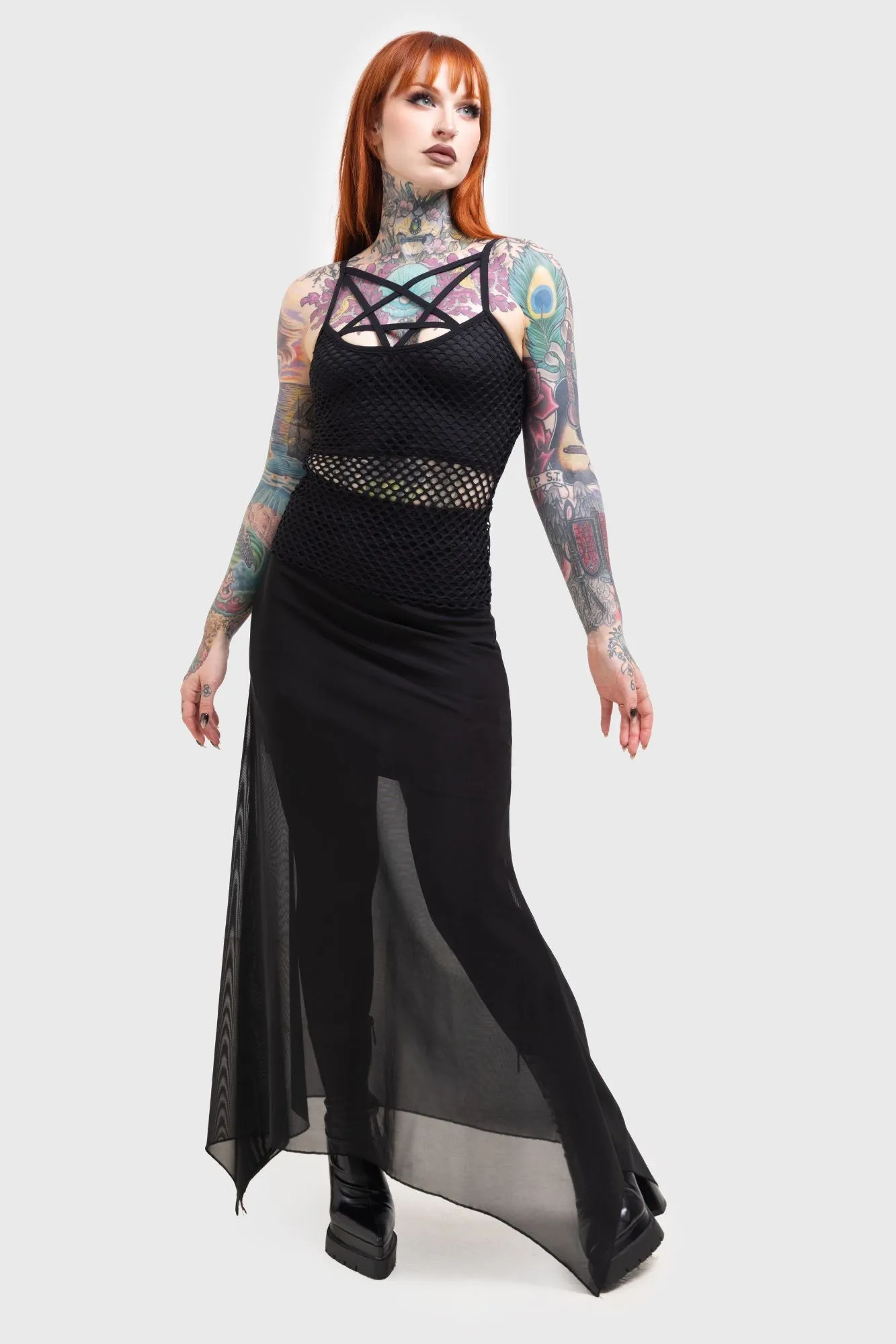 Soft Finish Death Star Maxi Skirt