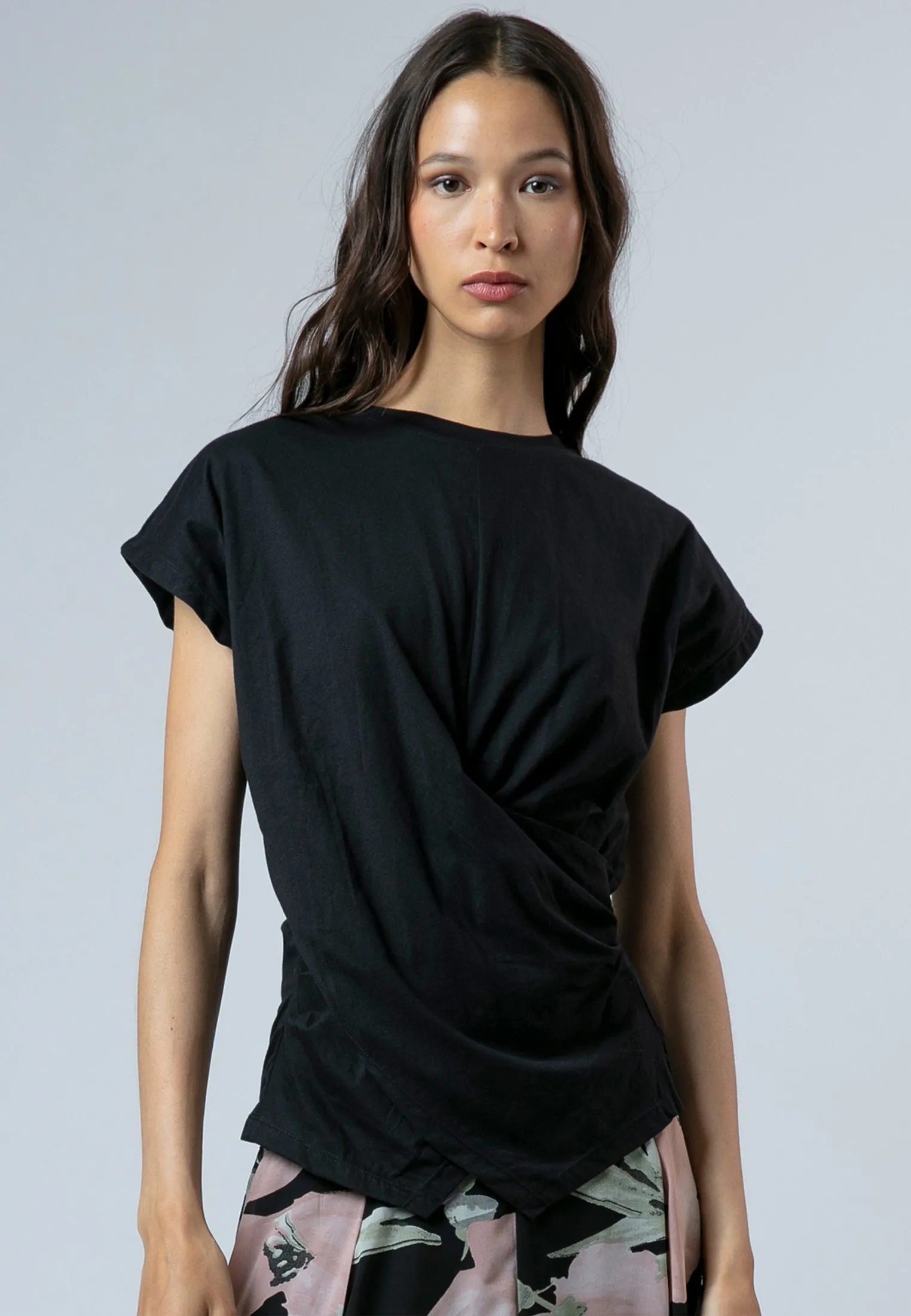 Retro nostalgia Stylish and Fun TIME T-SHIRT BLACK