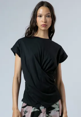 TIME T-SHIRT BLACK GentleWashResistance