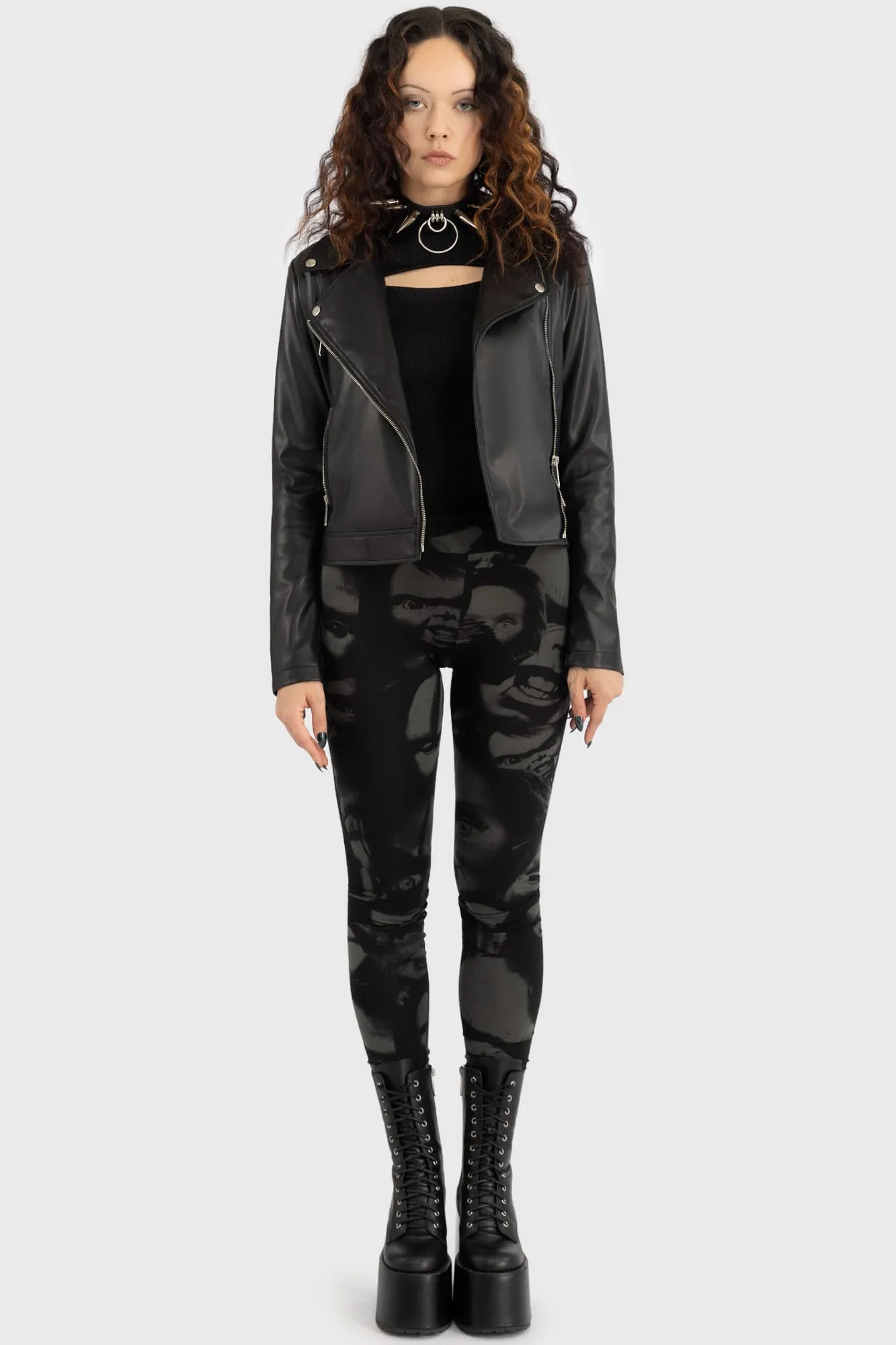 Eat Your Heart Out Leggings Slim and Comfortable Wear